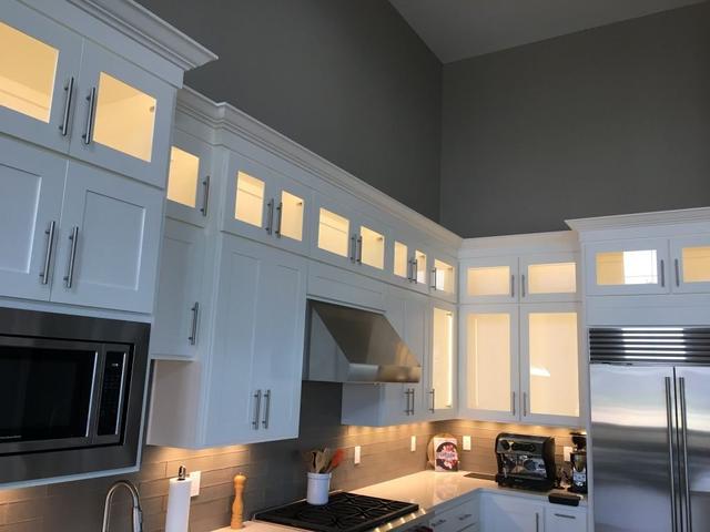 Cabinet and specialty lighting related to EV and specialty circuit installations.